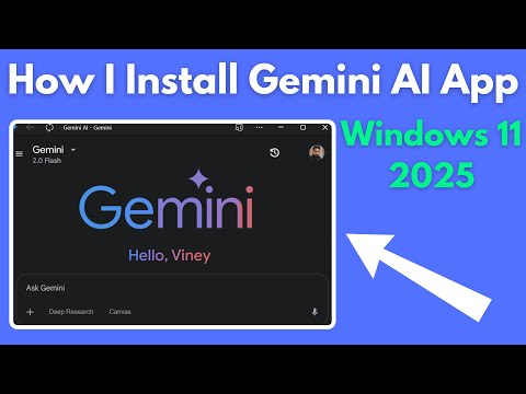 Download Install Google Gemini AI App On Windows 11 
