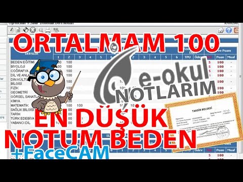 ORTALAMAM 100 , EN DÜSÜK NOTUM BEDEN / E-Okul Notlarim + FaceCam // Aleyna Tilki Parodi Alp Taskiran - ORTALAMAM 100 , EN DÜSÜK NOTUM BEDEN / E-Okul Notlarim + FaceCam // Aleyna Tilki Parodi Alp Taskiran