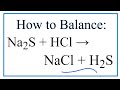 Balancing Chemical Equations Concepts