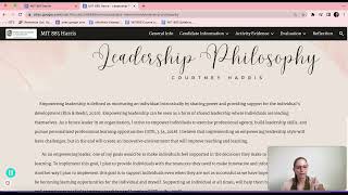 MIT 885 Profefessional ePortfolio Tour