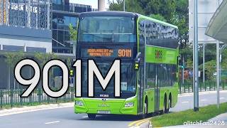 [SMRT] SG6110P on Service 901M - MAN ND323F A95 Euro 6 Gemilang