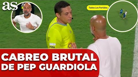 ASÍ fue el BRUTAL CABREO de PEP GUARDIOLA con el árbitro en el 96