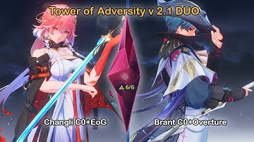 Wuthering Waves v2.1 ToA | with DUO Changli C0+EoG and Brant C0+Overture | 4K  | RT High | DLSS UQ