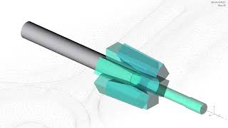 Celebrity Radial Forging and Rotary Swagging in QForm simulation Profile
