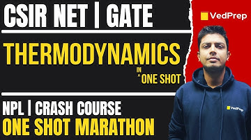 Thermodynamics in One Shot Marathon | Physical Chemistry | CSIR NET | IIT JAM | GATE | CUET PG