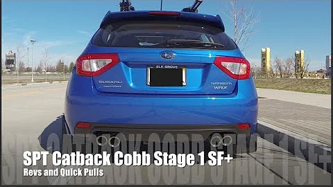 2014 Subaru WRX Cobb Stage 1 SF+ with SPT Catback