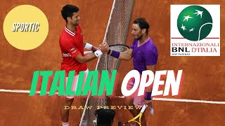 Djokovic & Nadal Headline Depleted Rome Draw! | 2024 Italian Open Draw Preview