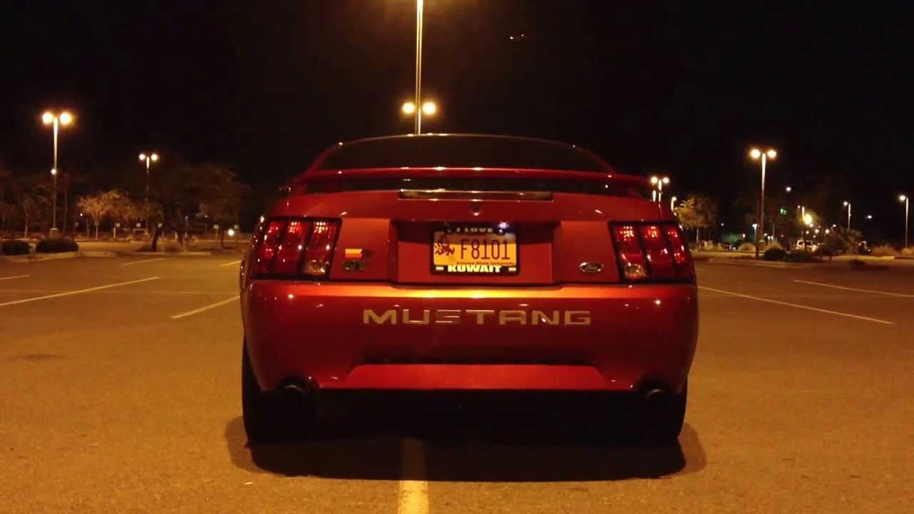 Mustang GT 2002 - Stock Exhaust but Scary - YouTube