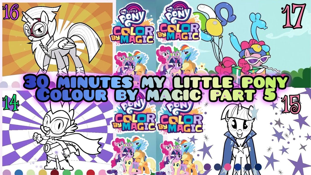 My Little Pony : Color By Magic | Coloring is Fun Part 4 #mylittlepony ...