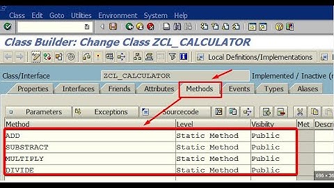 How to create method and attributes in SAP ABAP in 2 minutes