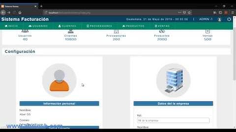 Panel de Control con HTML y CSS Parte 2 (Sistema facturación en PHP y MySql) -  74