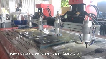 Báo giá máy cnc điêu khắc đá khổ lớn tại Hải Phòng, Hải Dương, Hưng Yên
