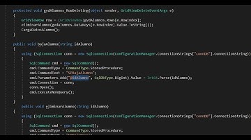 ASP.NET C# como realizar un borrado lógico con un Stored Procedure de SQL Server