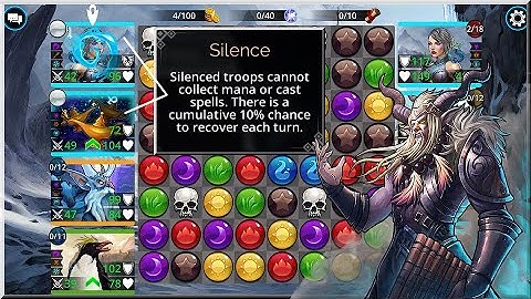 Gems of War Tiny Tutorial: The Effect of Silence