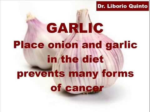 Garlic kills tumors