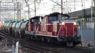 関西本線5380列車(四日市～南松本)DD51-899+889重連タキ