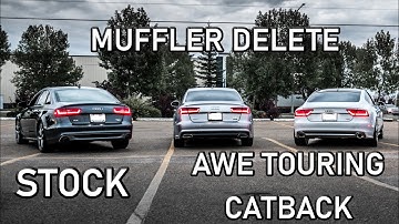 Mild to Wild Audi Exhaust Comparison