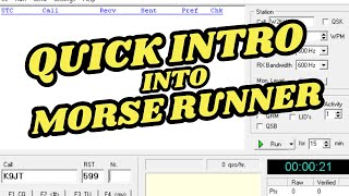 QUICK INTRO TO MORSE RUNNER / CW CONTEST SPEED TRAINING