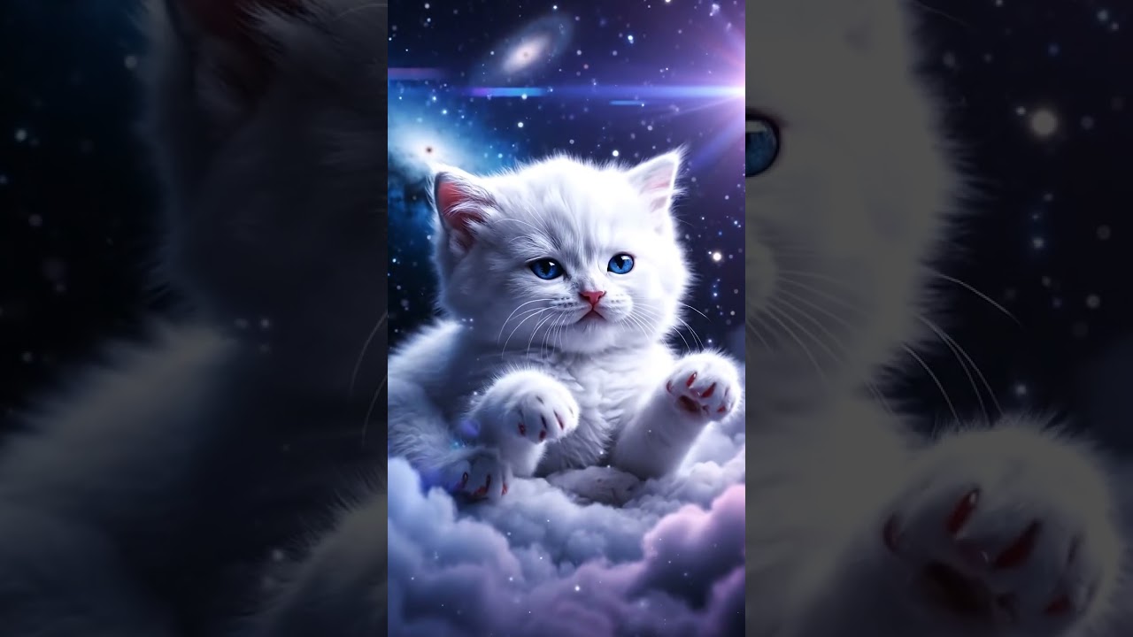 Cosmic Kitten 😻✨ Drift Through the Stars With Me