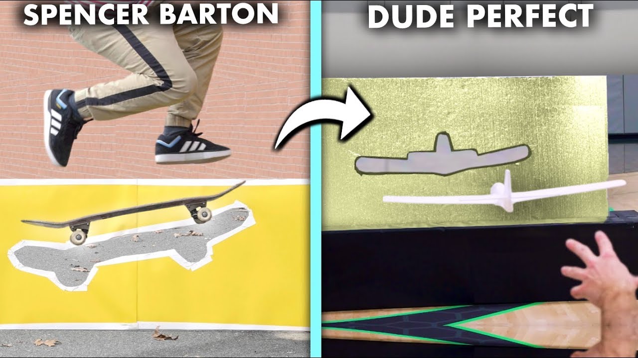 Turning Dude Perfect Trick Shots into Skate Tricks! (SHRED-volutionize Ep.1)