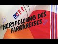 Herstellung des Farbkreises - kein original Montessori Material