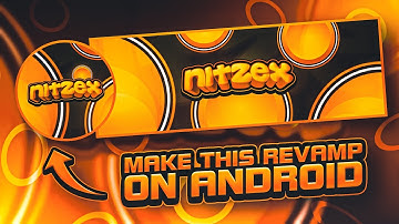 Create This Abstract Header And Logo On Android | Abstract Revamp Tutorial On PSCC | By Nitzex