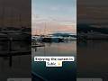 Enjoying the sunset in Subic