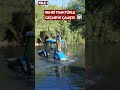 Traktörüyle geçmeye çalıştığı nehirde mahsur kalan kişi kurtarıldı
