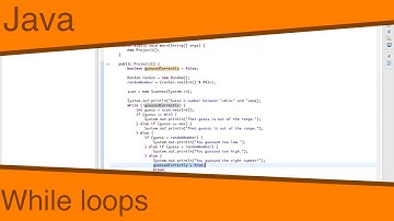 Java Ep12 - While loops