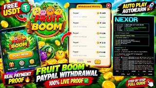 Information FRUIT BOOM 🍉 FREE USDT & PAYPAL WITHDRAWAL 🔥 LIVE PAYMENT PROOF | NEXOR AUTO MASTER News