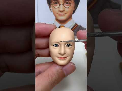 Clay Artisan JAY Harry Potter S Head Made From Polymer Clay Sculpture Timelapse 