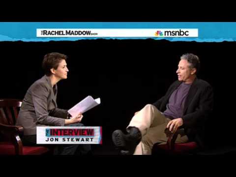 Rachel Maddow Interviews Jon Stewart (Part 2/4)