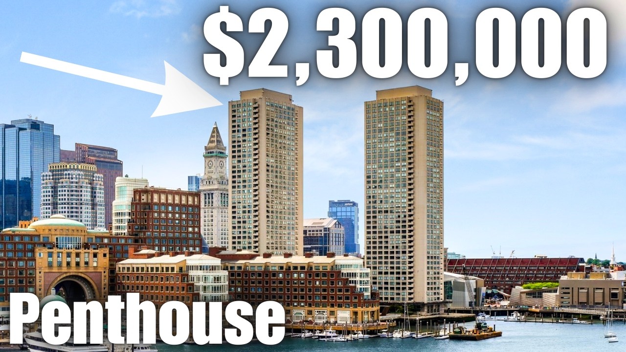 Boston Penthouse Tour | $2.3M Waterfront Condo