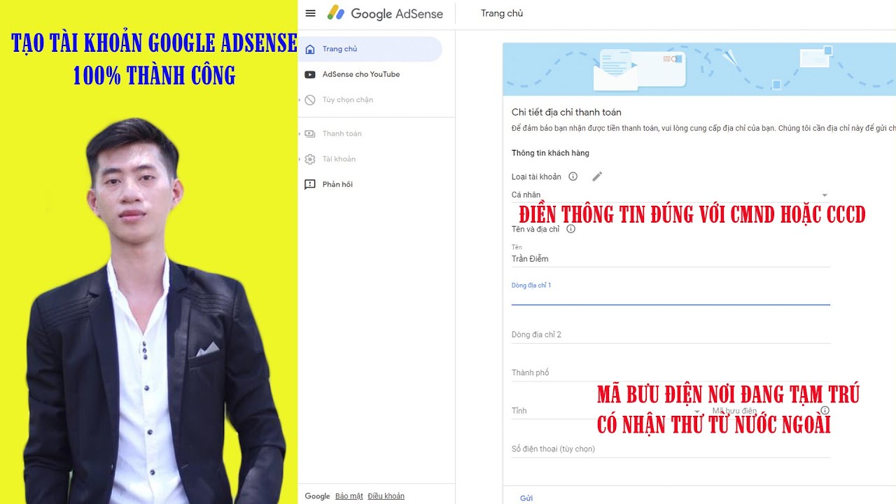 google/adsense  2022 Update  Cách Tạo Tài Khoản Google Adsense Mới Nhất 2022