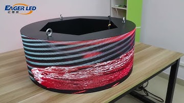 EA-Flexible LED Video Wall Can Build Creative LED Screens of Various Shapes丨eagerled Display