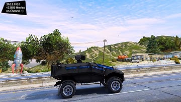Punisher 4x4 MRAP - GTA V MOD ENB | 2.7K / 1440p ! _REVIEW
