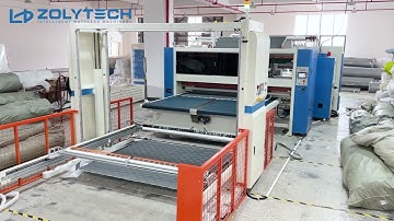 Automation Mattress Production Line Solution - Multi-needle Quilting Machine + Panel Cutter +Stacker
