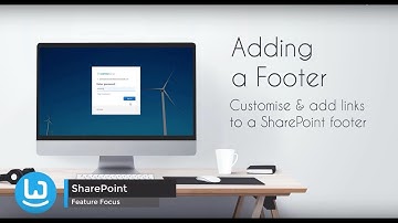 Mastering Microsoft - Modern SharePoint Feature Focus : Customising your SharePoint Footer