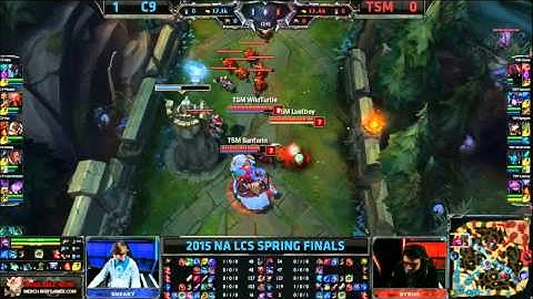 TSM vs Cloud 9 | Game 2 Grand Finals S5 NA LCS Spring 2015 playoffs | Team Solomid TSM vs C9 G2