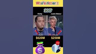 💰 Diddy vs. Justin Bieber: Who Had a Bigger Fortune in 2017? 🎤