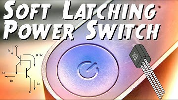 Push on Push off Switch Circuit - Latching Circuit Diagram