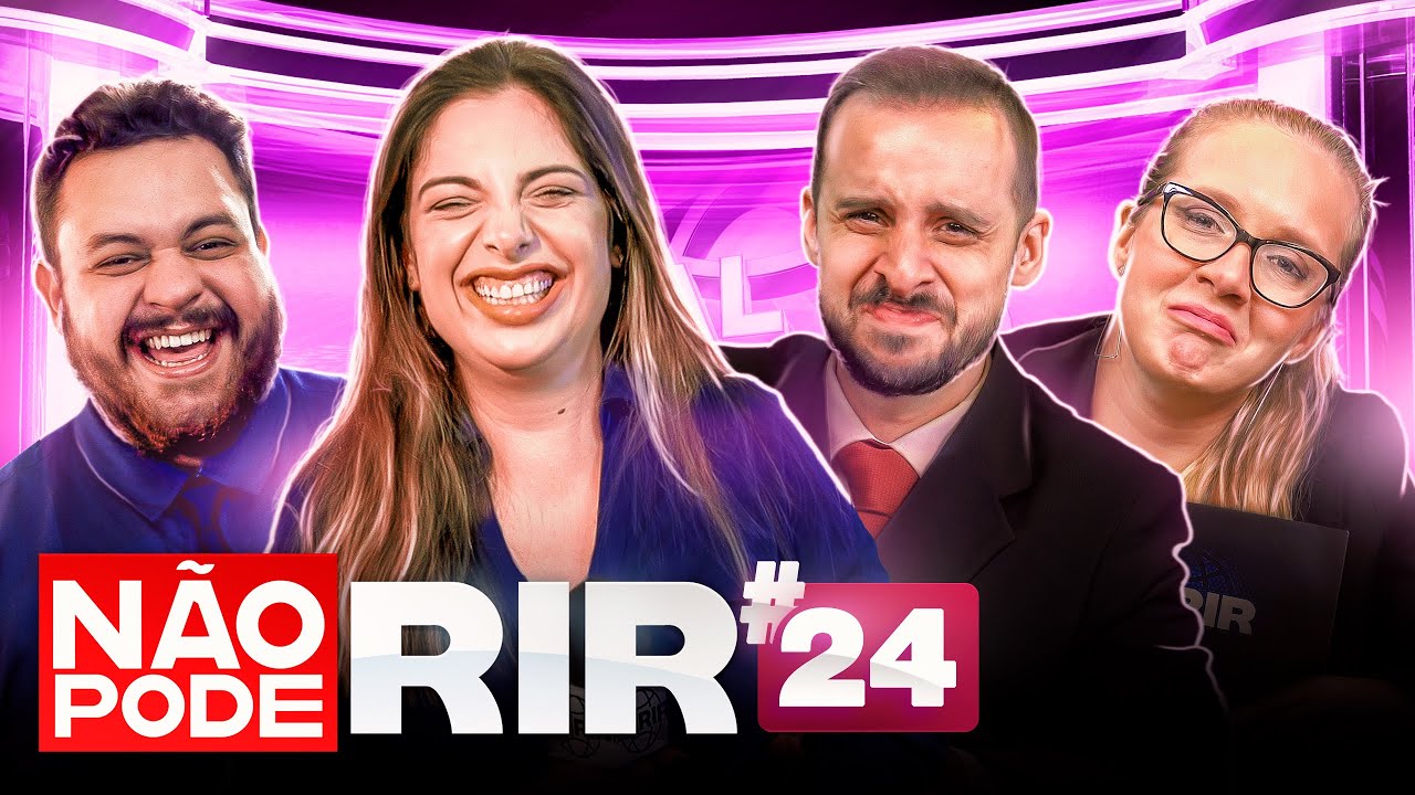 JORNAL NÃO PODE RIR com Marcela Lahaud, Marcos Castro, Luciana D'Aulizio e Estevam Nabote