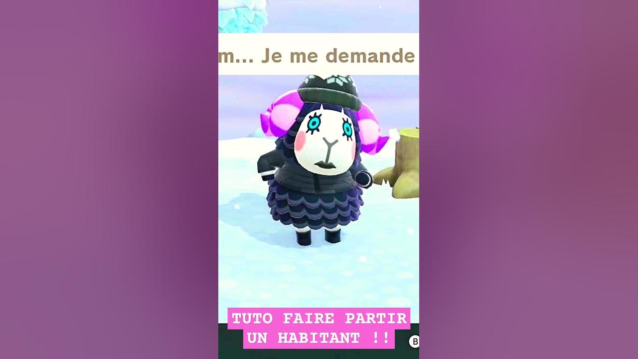COMMENT faire PARTIR un HABITANT sur Animal Crossing New Horizons TUTO ACNH tutorial YouTube