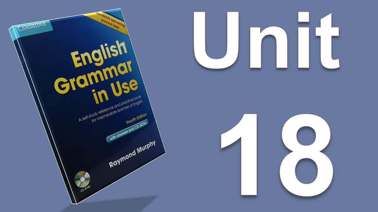 الوحدة 18 من كتاب النحو الانكليزي للمرحلة الاولى