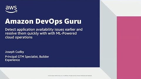 Continuous Operations with AWS | AWS Events
