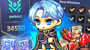 This Is the FASTEST Way to Get Emerald Rank in Maplestory Challenger World