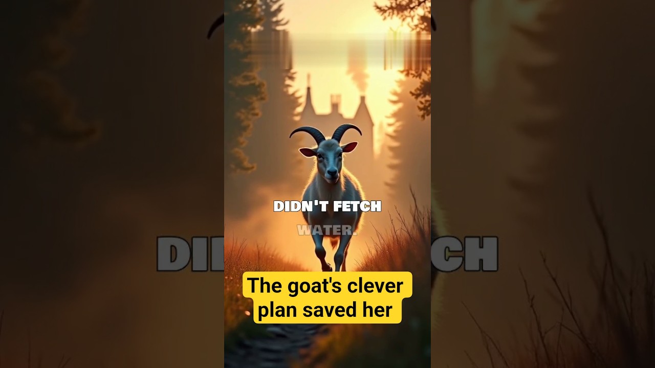 This goat’s clever plan saved her life 🐐💡” #africanfolktales AfricanFolktales #StoryTime#