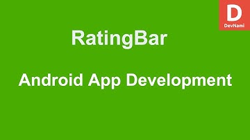 Android RatingBar Example