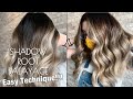 SHADOW ROOT BALAYAGE | Easy Technique & Application Tutorial