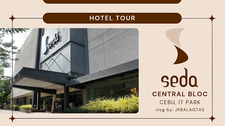 Cebu Hotel Tour: Seda Central Bloc | Room, Rooftop Pool, and Food Experience
